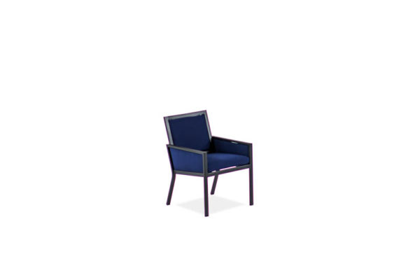 Parkview Knit – Dining Arm Chair – Text Black – Sparkle Navy IMG_4606-_800x800